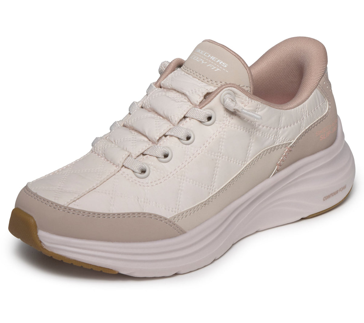 Skechers Slip-ins Contour Foam - Cozy Fit Beige