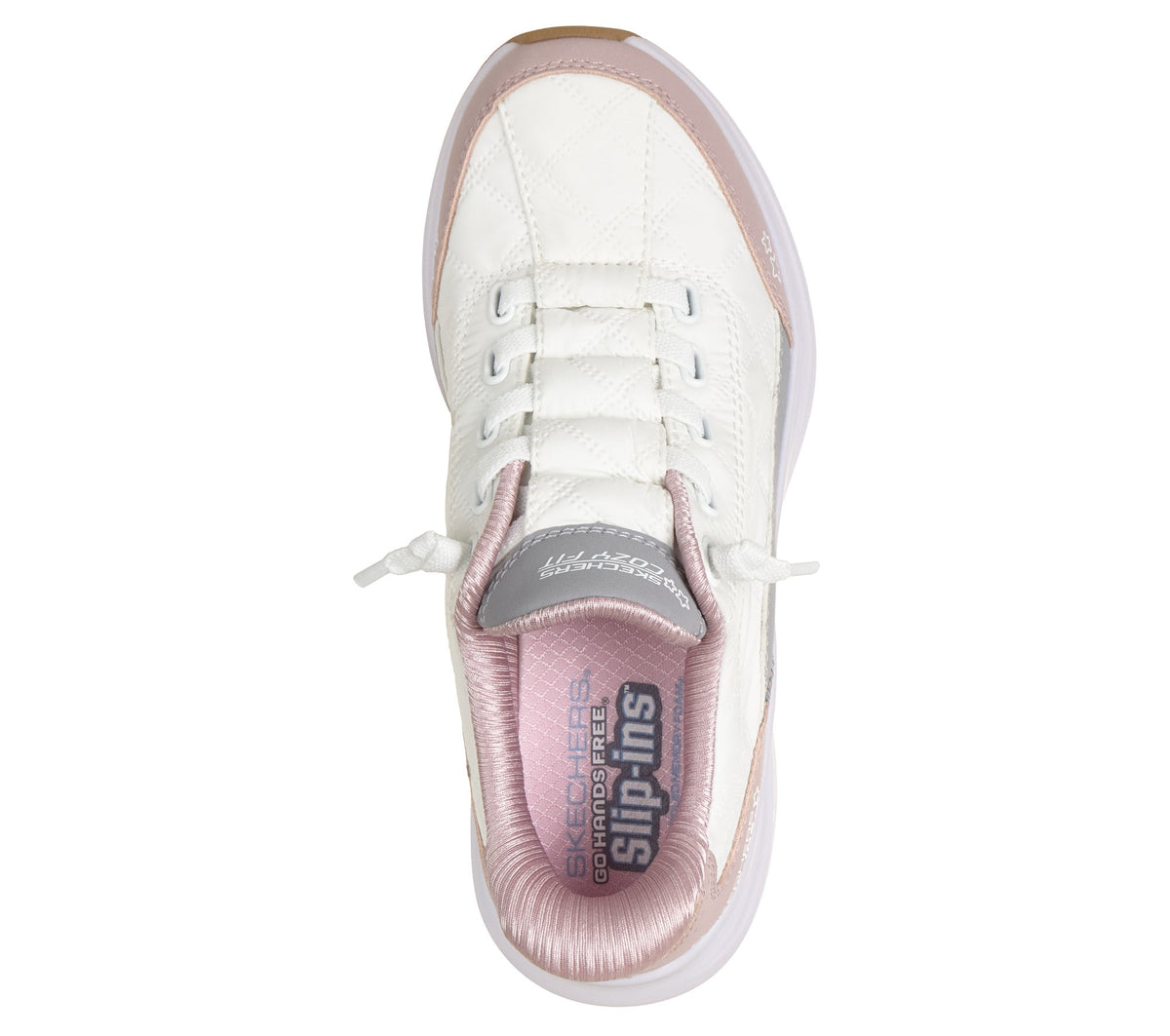 Skechers Slip-ins Contour Foam - Cozy Fit Bianco