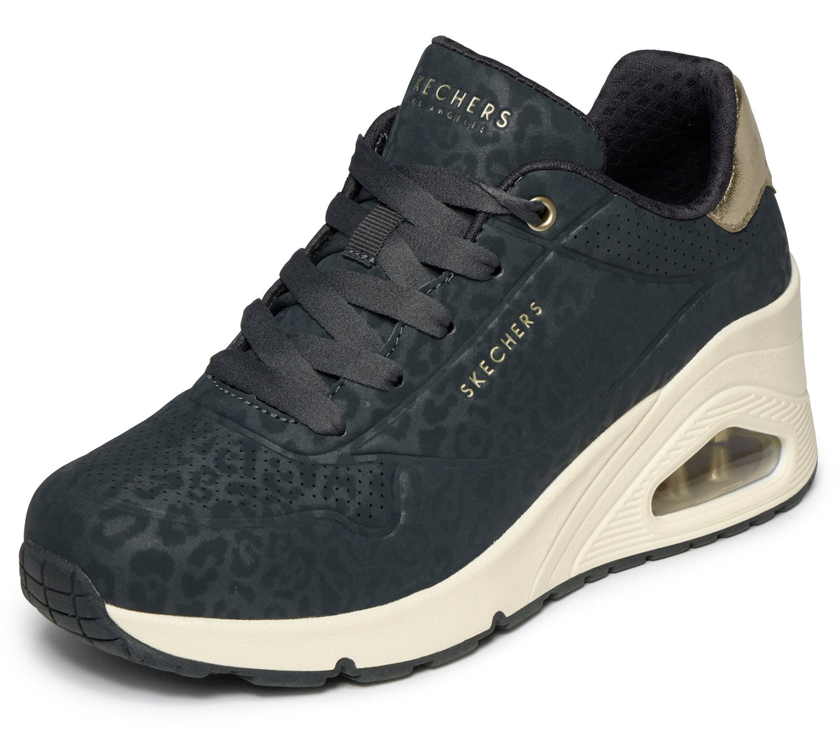 Skechers Street UNO Wedge - Safari Daze Nero