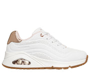 Skechers UNO Gen1 - Shimmer Wave Bianco