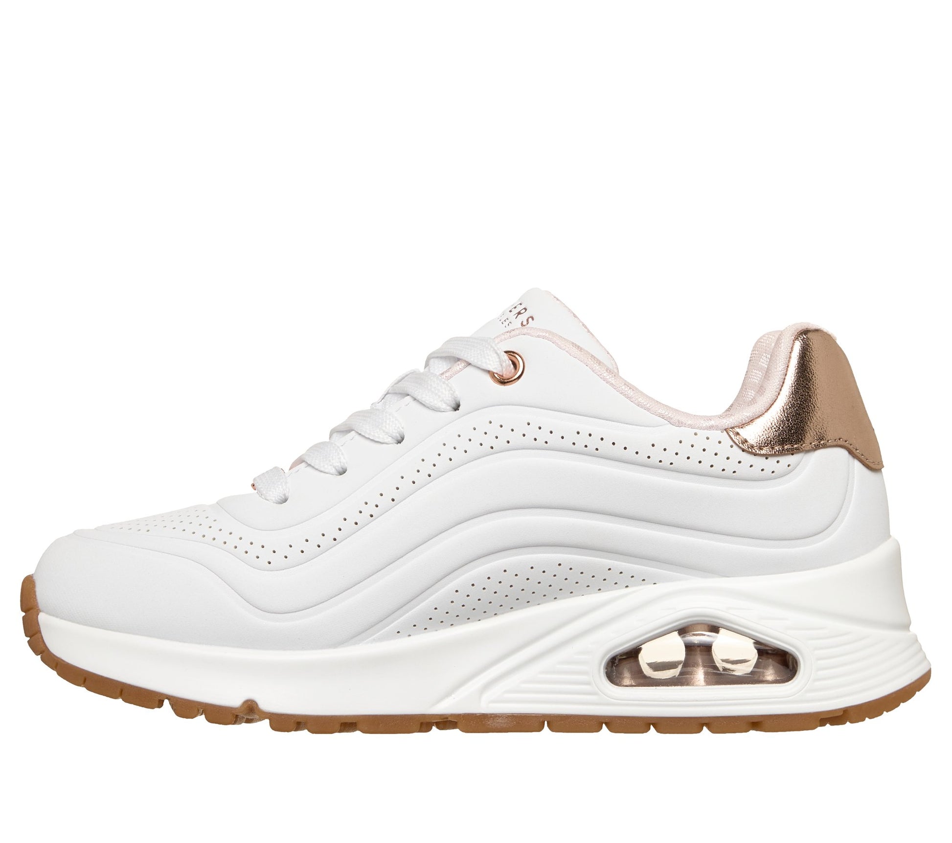 Skechers UNO Gen1 - Shimmer Wave Bianco