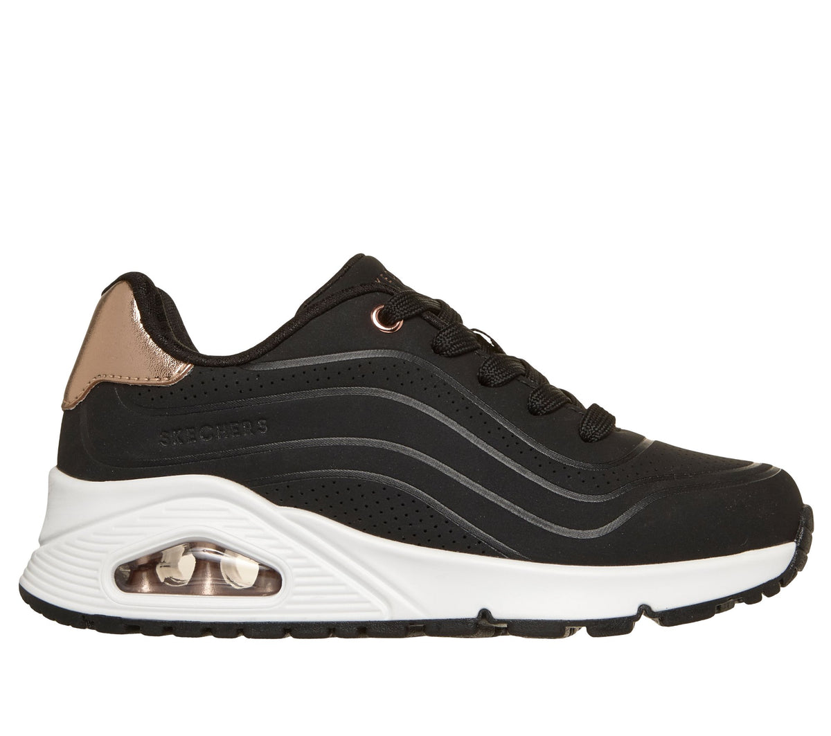 Skechers UNO Gen1 - Shimmer Wave Nero