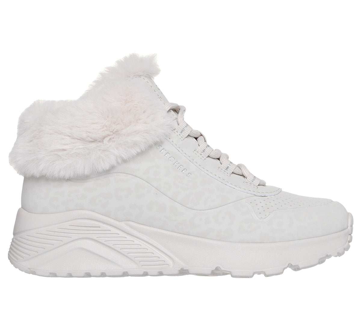 Skechers UNO Lite - Cozy Leopard Beige
