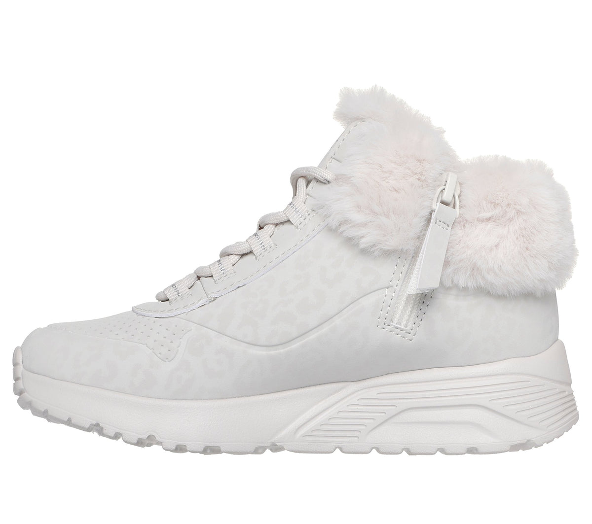 Skechers UNO Lite - Cozy Leopard Beige