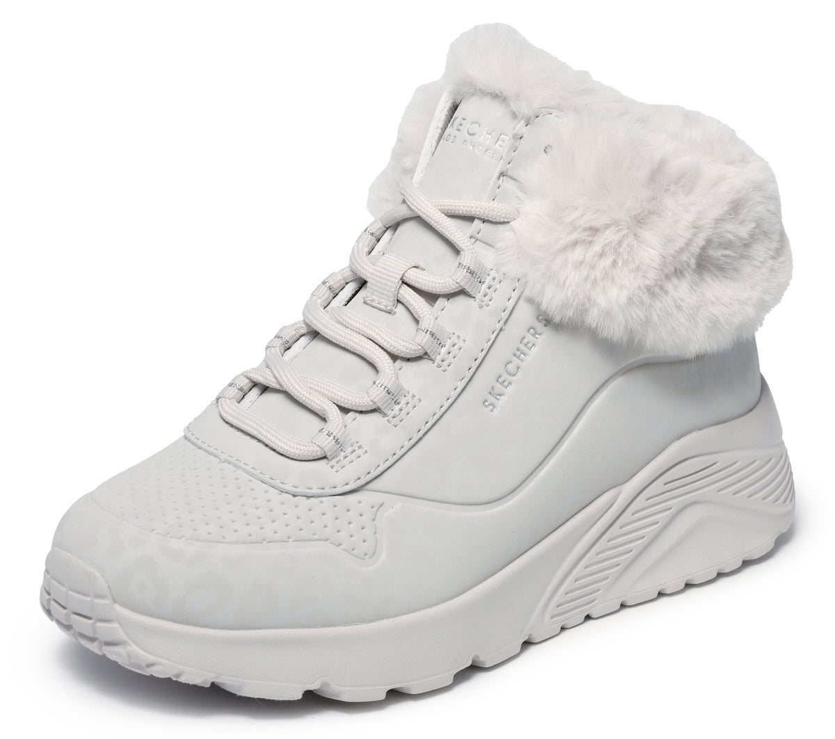 Skechers UNO Lite - Cozy Leopard Beige