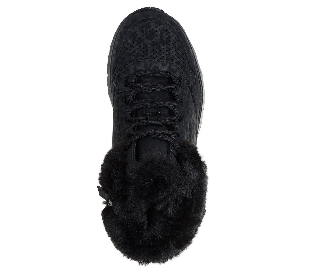 Skechers UNO Lite - Cozy Leopard Nero