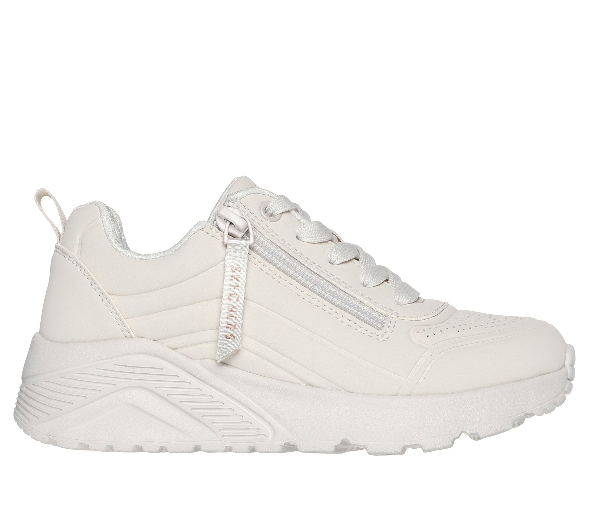 Skechers UNO Lite - Easy Zip Beige