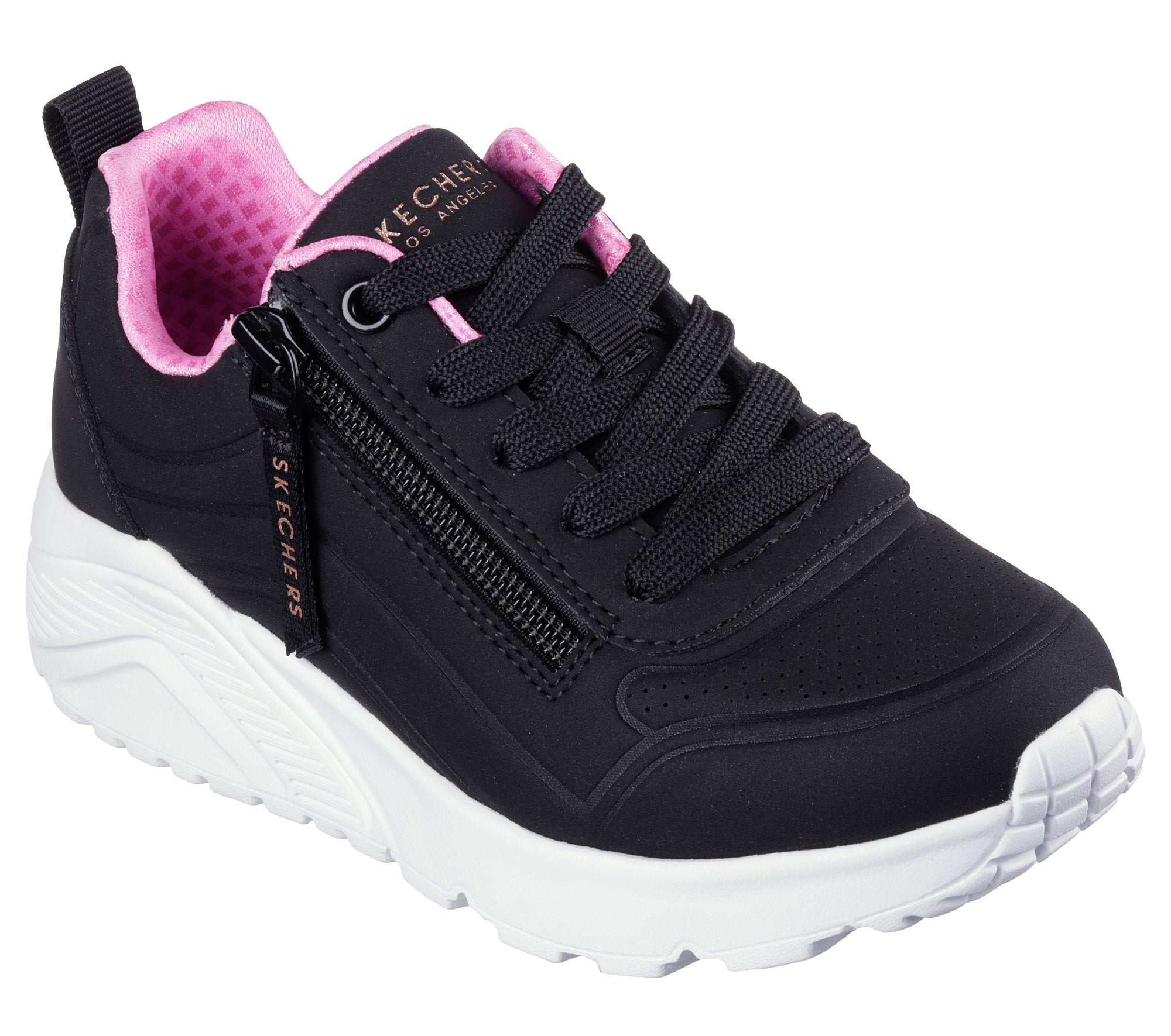 Skechers UNO Lite - Easy Zip Nero