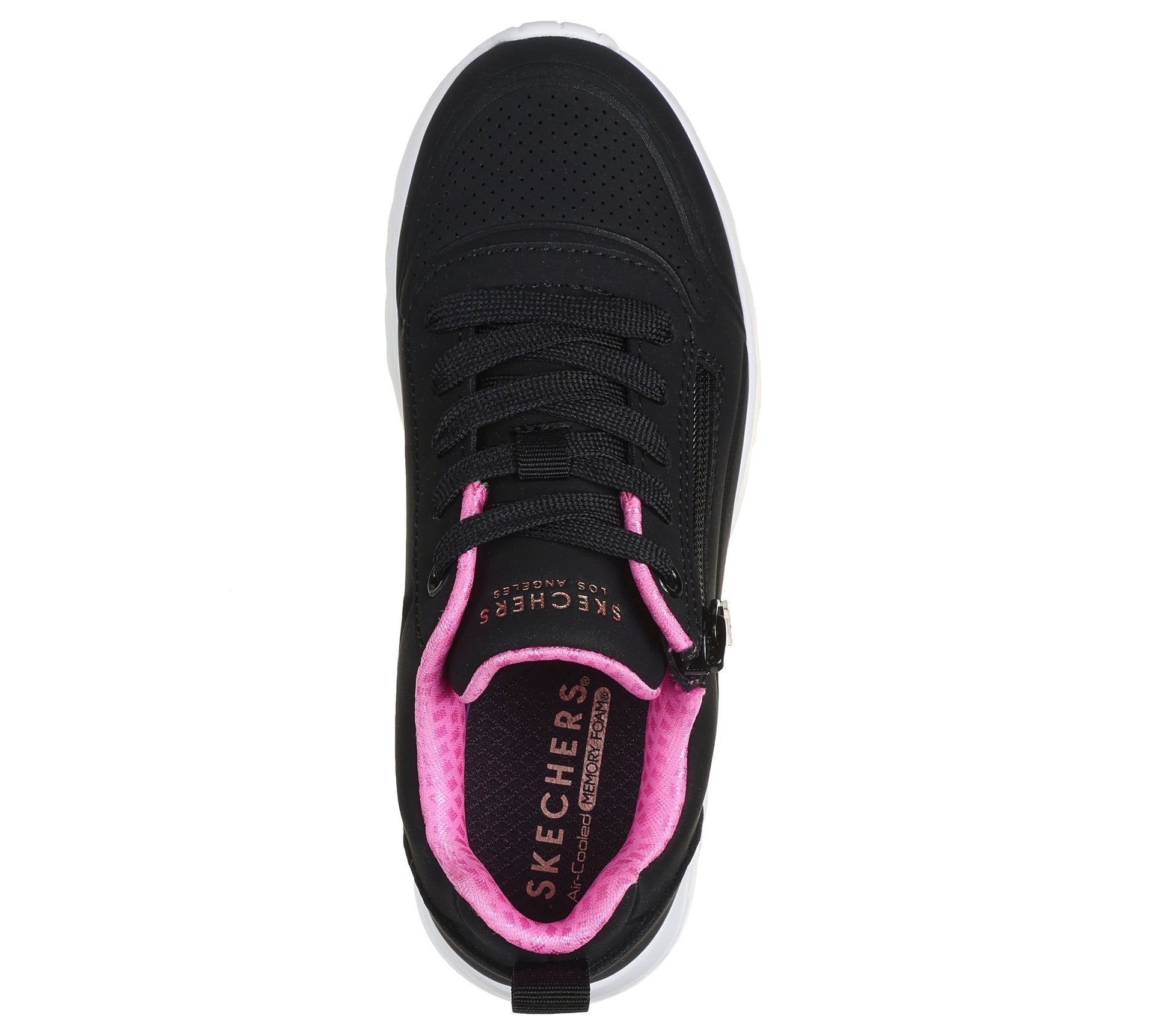 Skechers UNO Lite - Easy Zip Nero