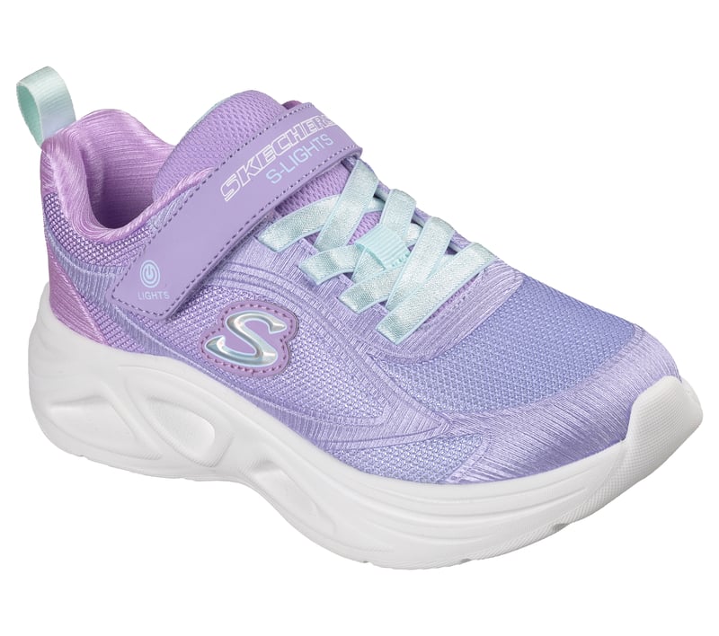 Skechers Sneakers S-Lights Sola Glow 2.0 Dazzle Steps Turchese