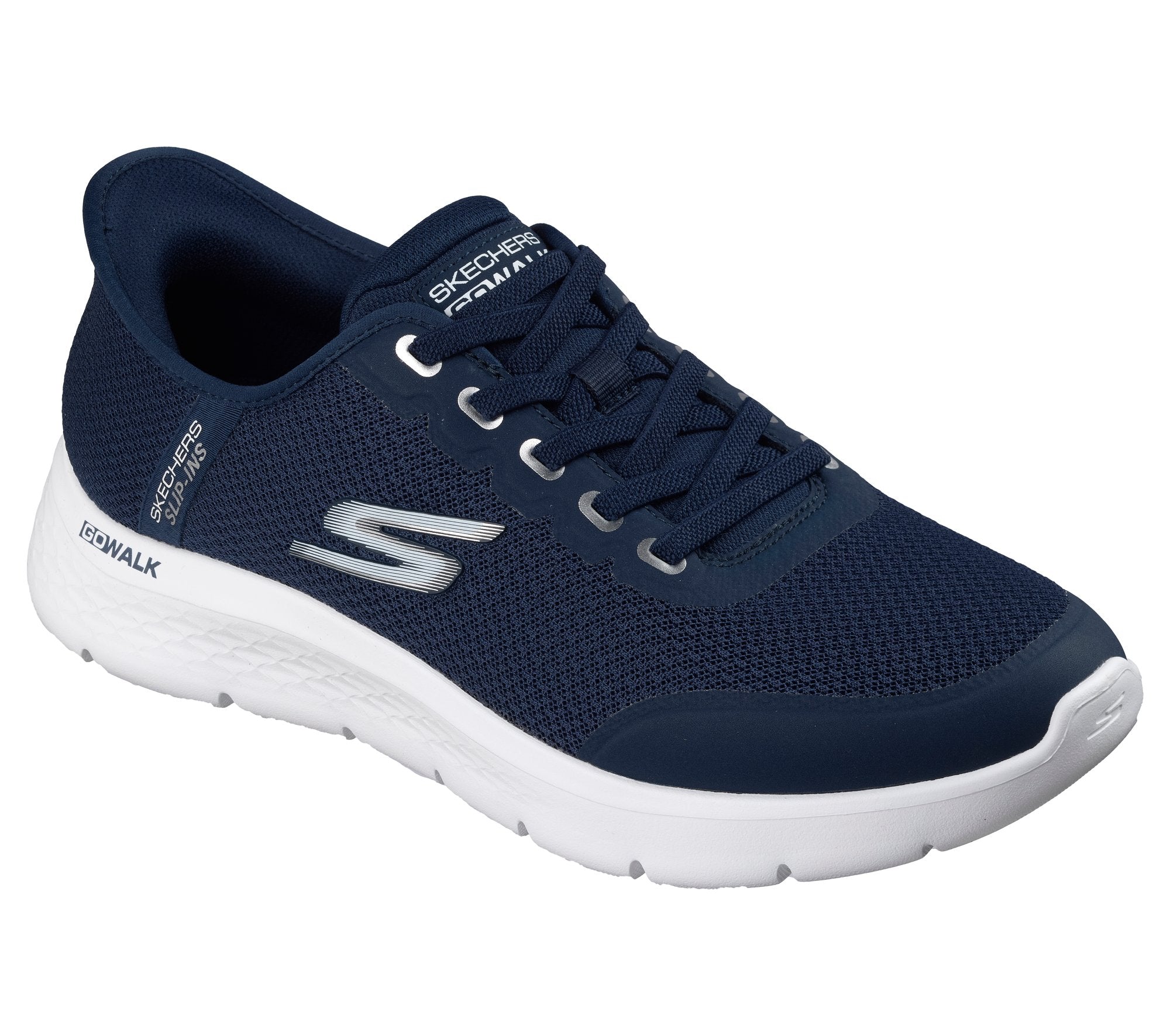 Skechers Sneakers Slip-ins GO WALK Flex Netro Bianco