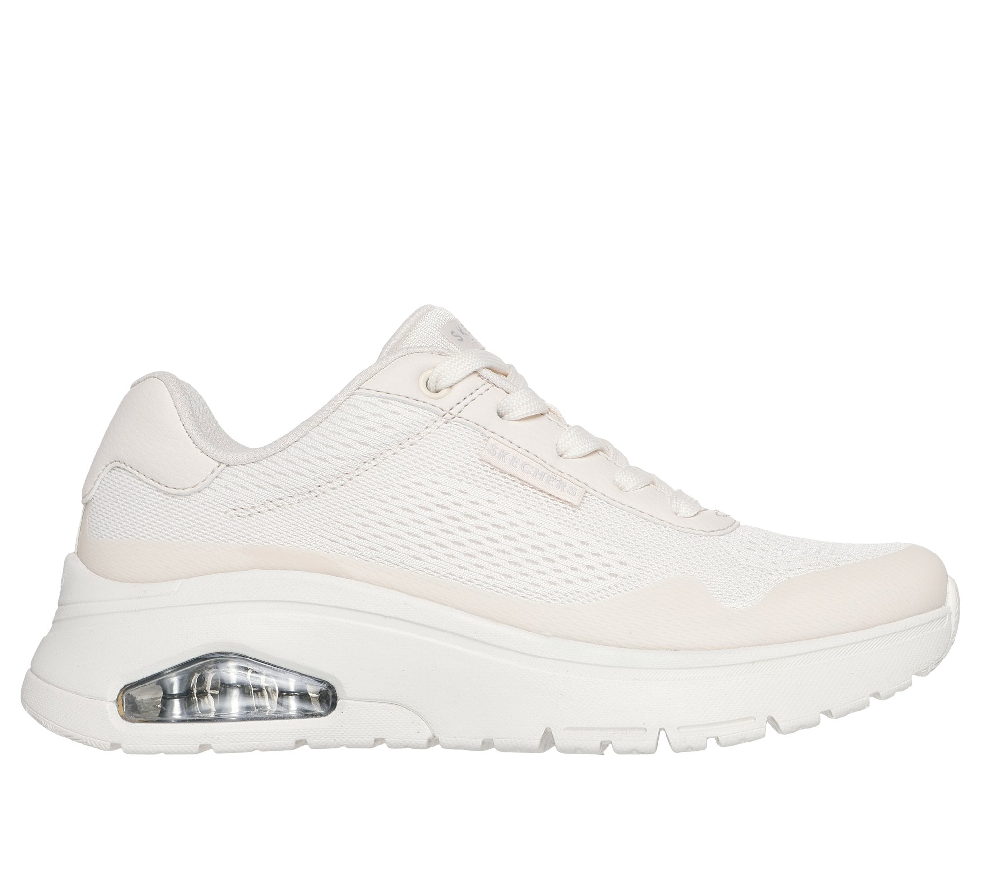 Skechers Sneakers Uno Flex Spring On Air Bianco