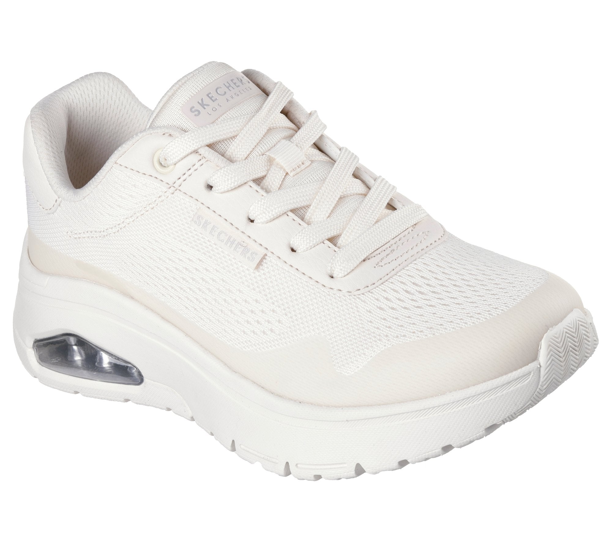 Skechers Sneakers Uno Flex Spring On Air Bianco