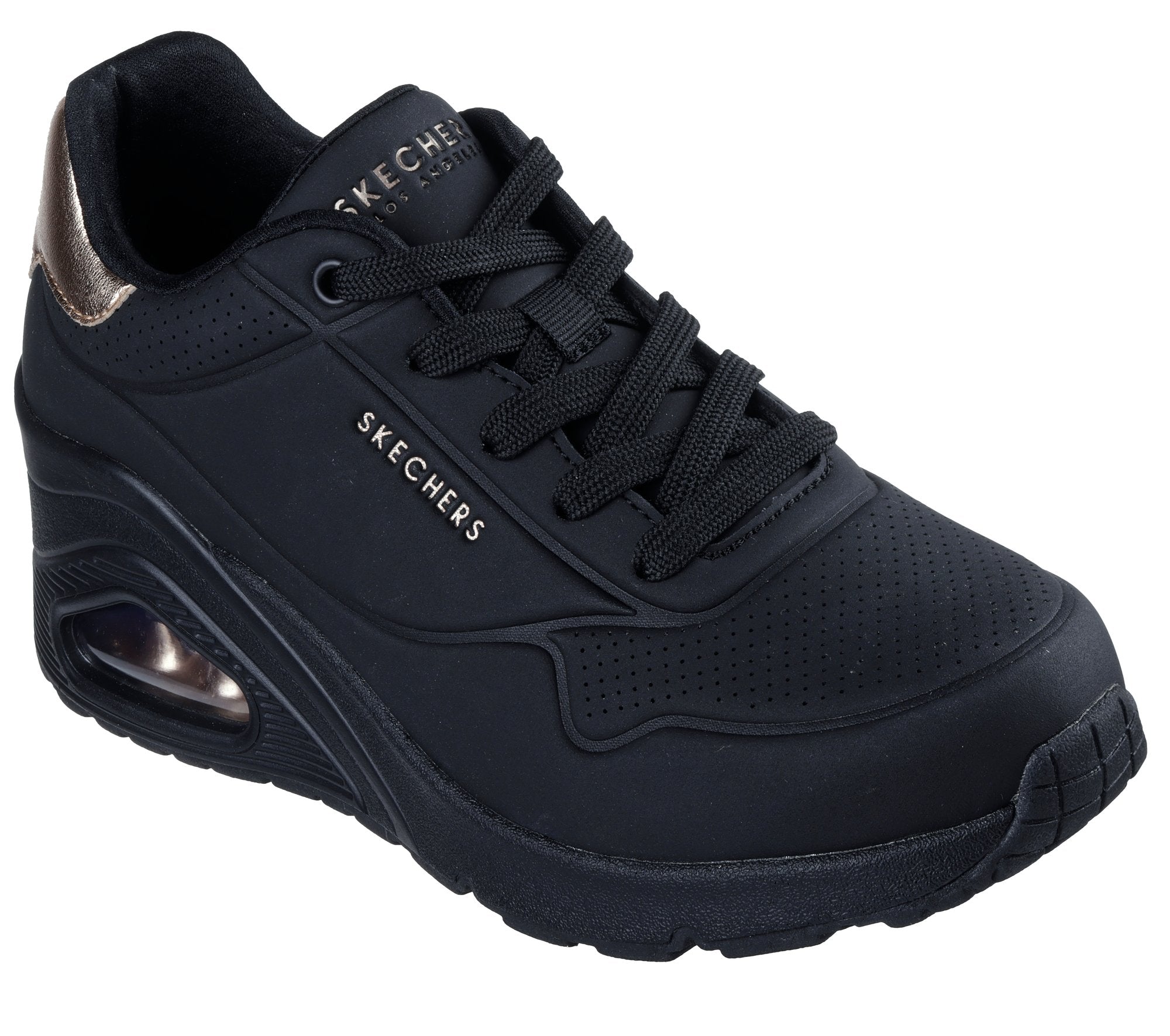 Skechers Sneakers Uno Wedge Hi Steps Nero