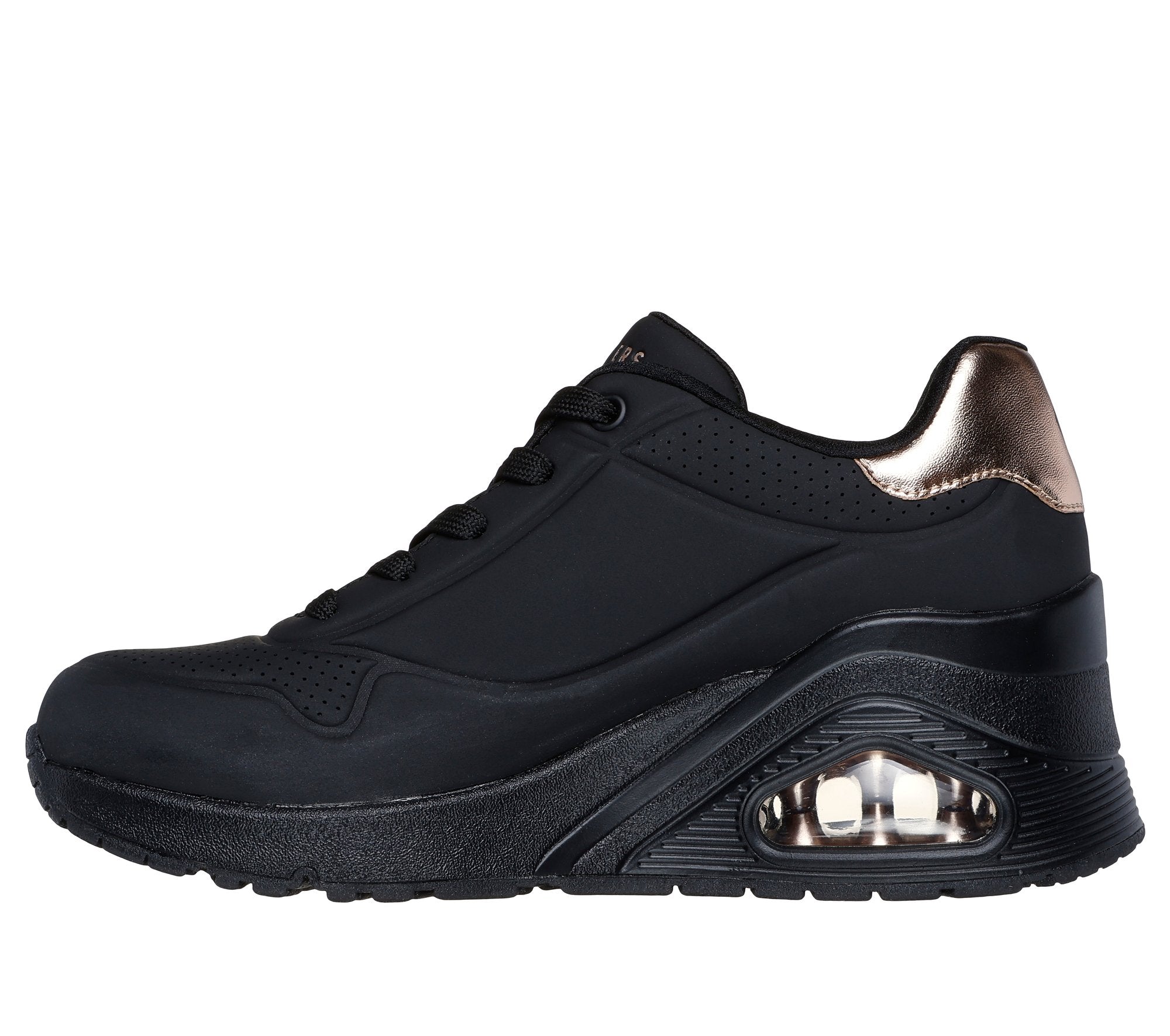 Skechers Sneakers Uno Wedge Hi Steps Nero