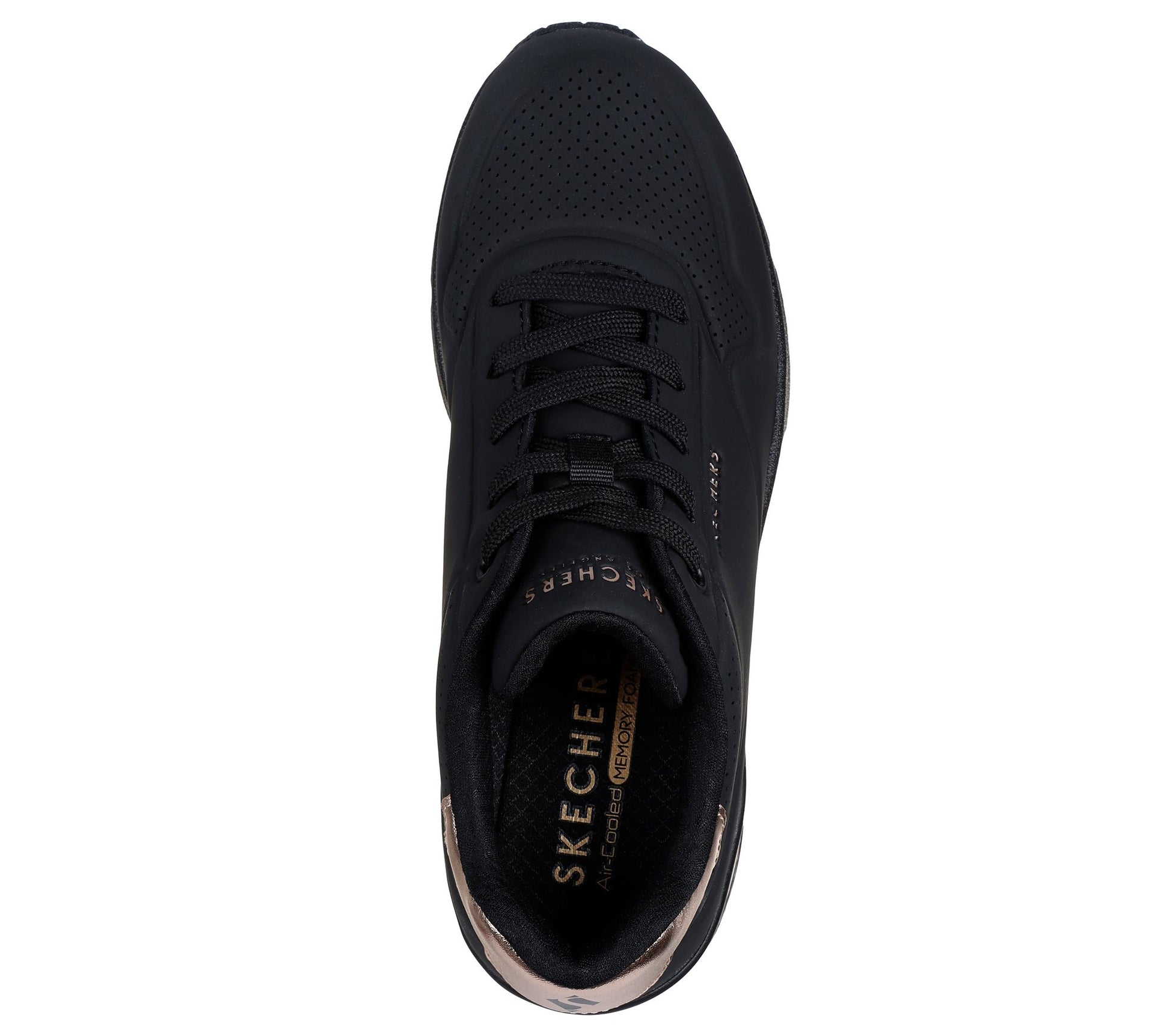 Skechers Sneakers Uno Wedge Hi Steps Nero