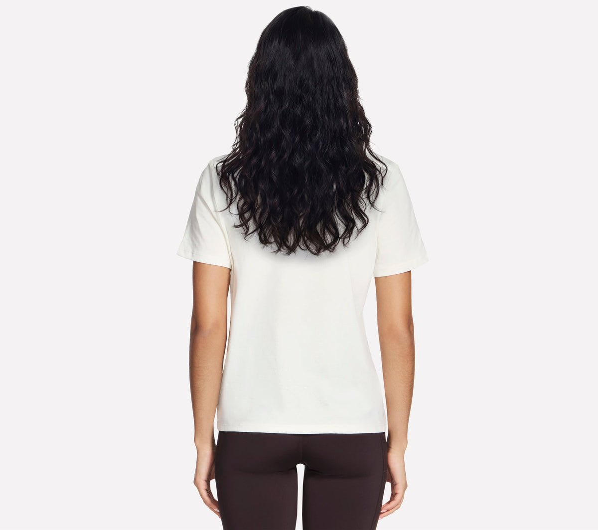Skechers Cheetah Diamond Tee Bianco