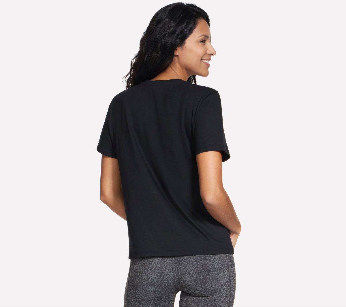 Skechers Cheetah Diamond Tee Nero