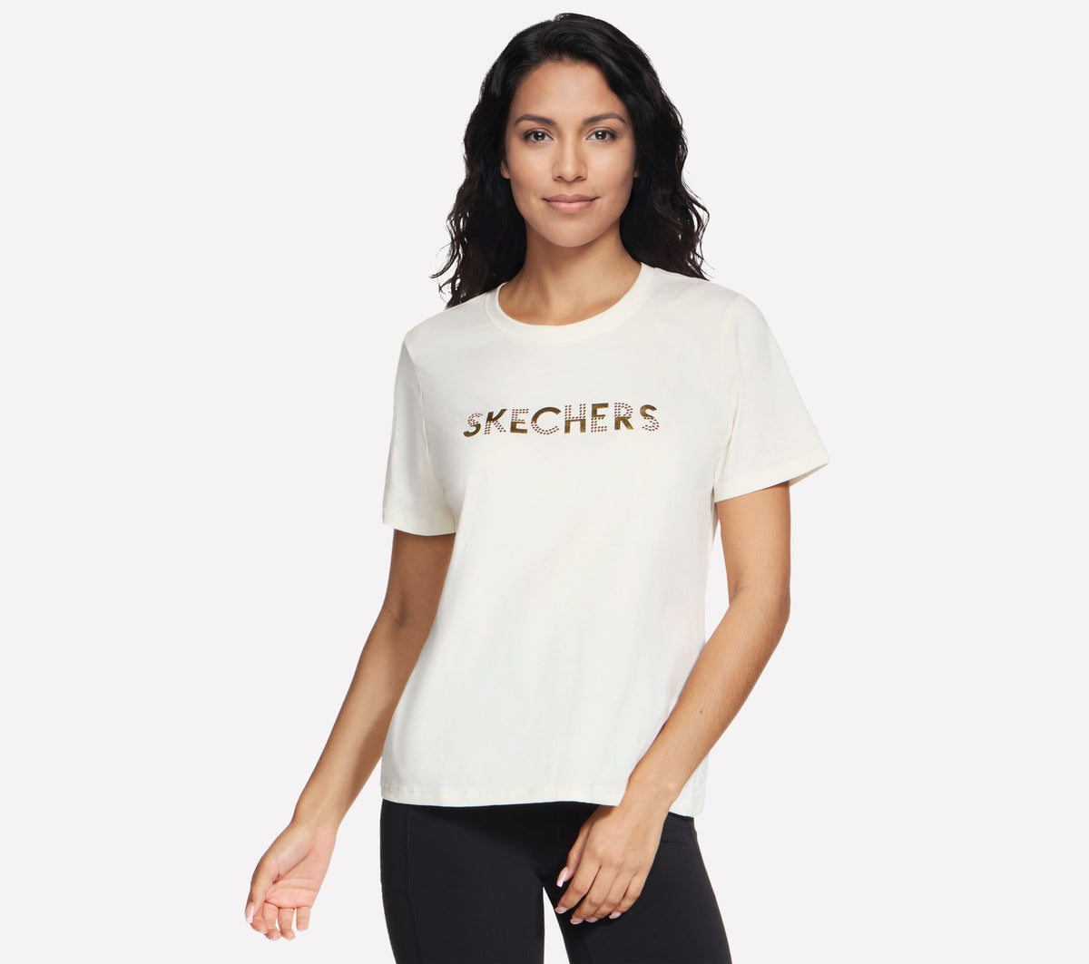 Skechers Dazzle Tee Bianco