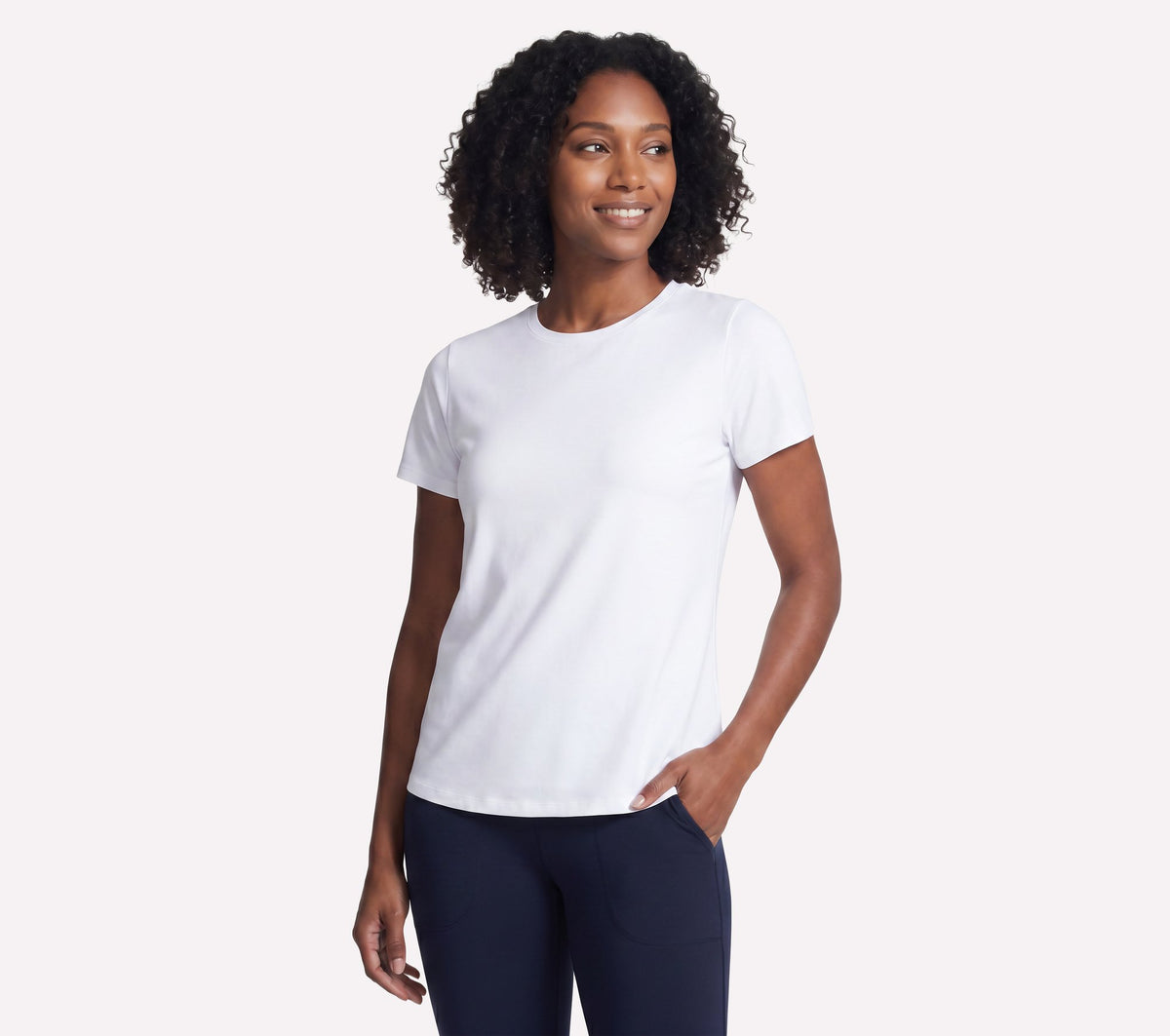 Skechers GO Dri Swift Tee Bianco
