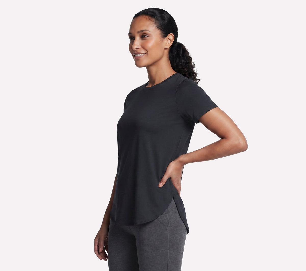 Skechers GO Dri Swift Tunic Tee Nero