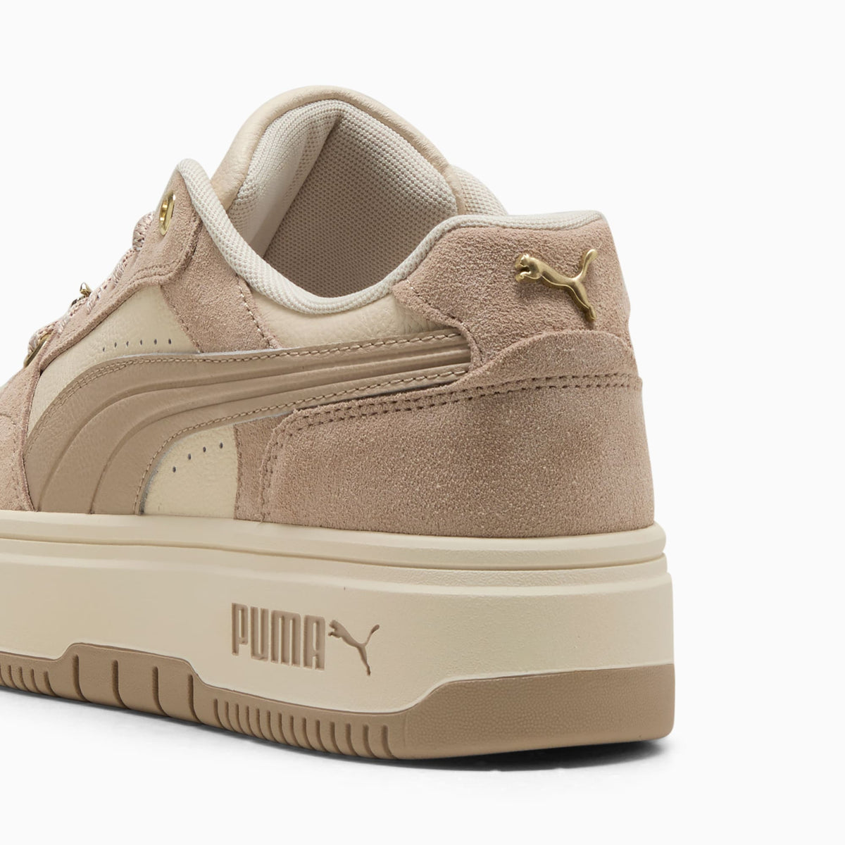Sneakers Rebound Femme Low Luxe Suede - Bianco Neve