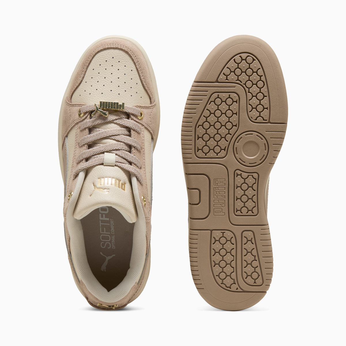 Sneakers Rebound Femme Low Luxe Suede - Bianco Neve