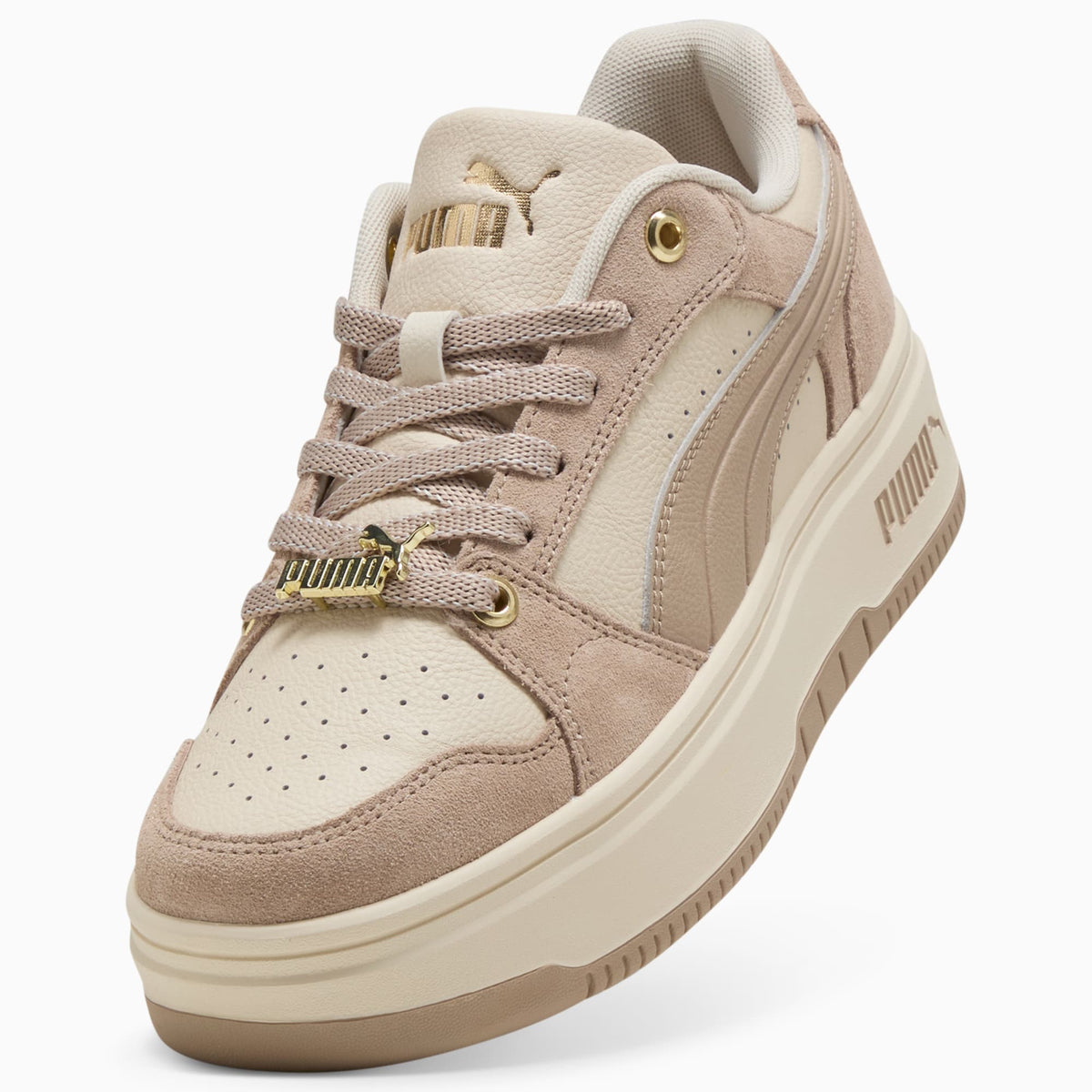 Sneakers Rebound Femme Low Luxe Suede - Bianco Neve