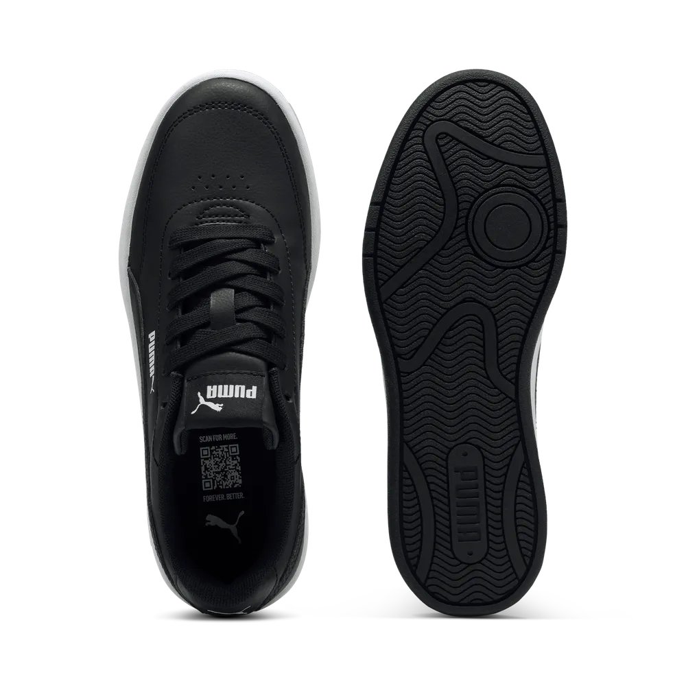 Sneakers Court Classic Clean per bambini - Nero