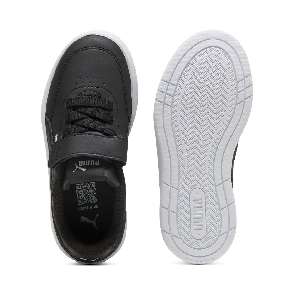 Sneakers Court Classic Clean per bambini - Nero