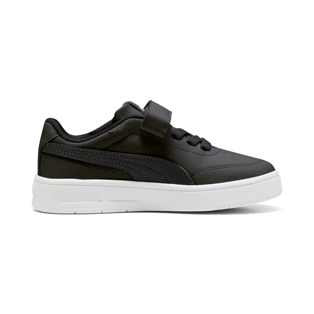 Sneakers Court Classic Clean per bambini - Nero
