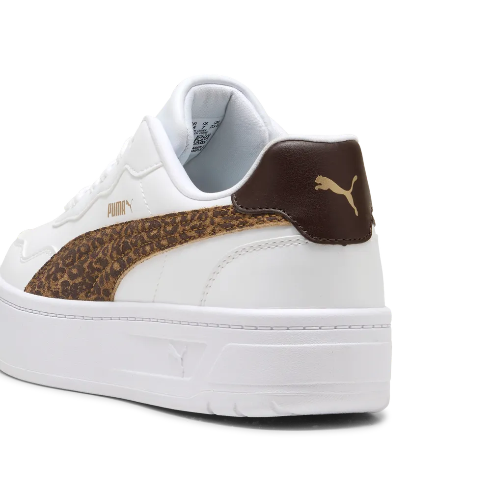 Sneakers Court Lally Skye Feline da donna - Bianco