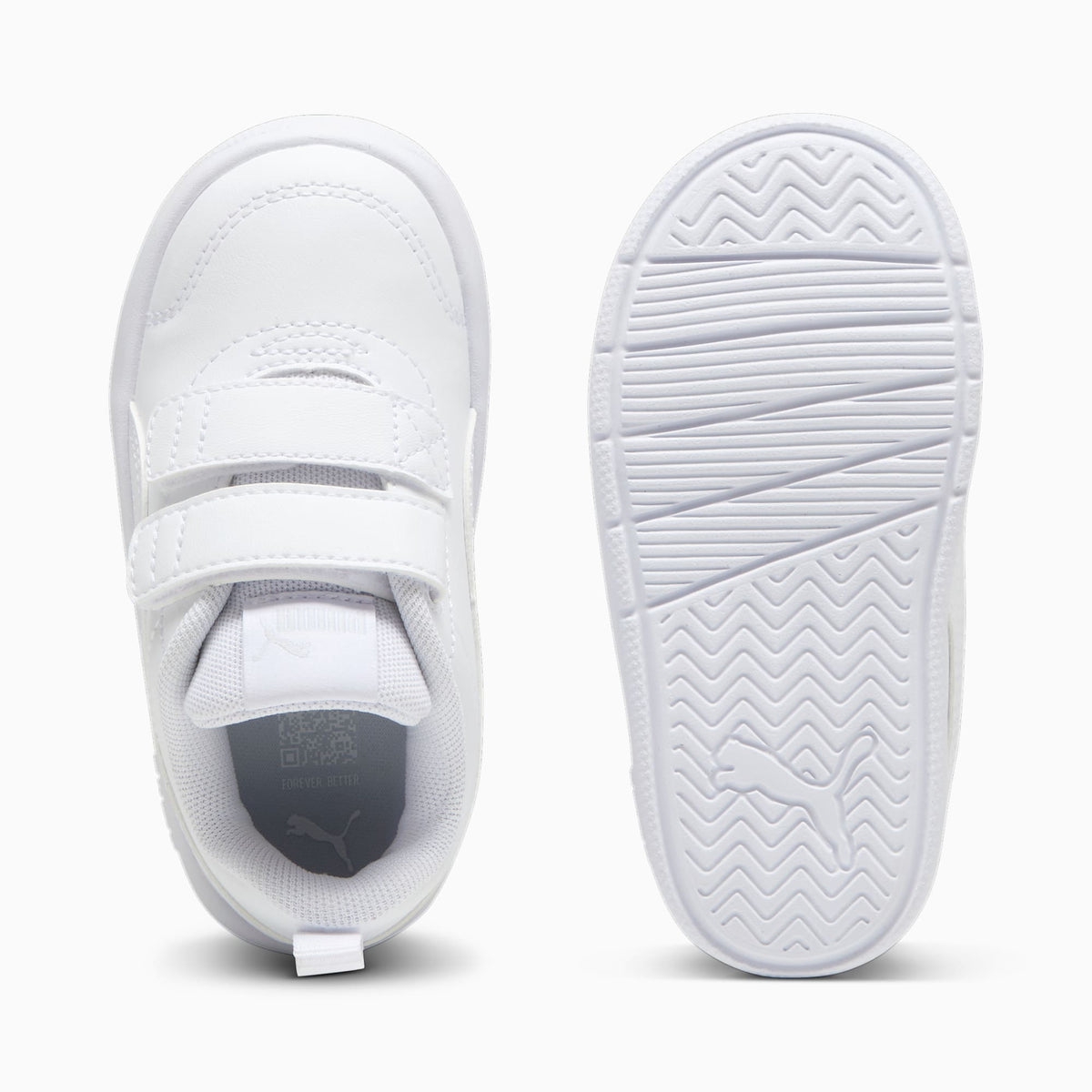 Sneakers Courtflex V3 per bimbi ai primi passi - Bianco