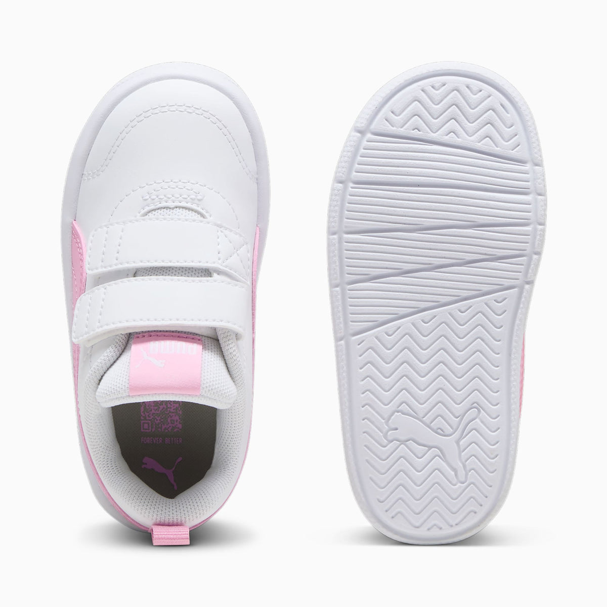 Sneakers Courtflex V3 per bimbi ai primi passi - Bianco