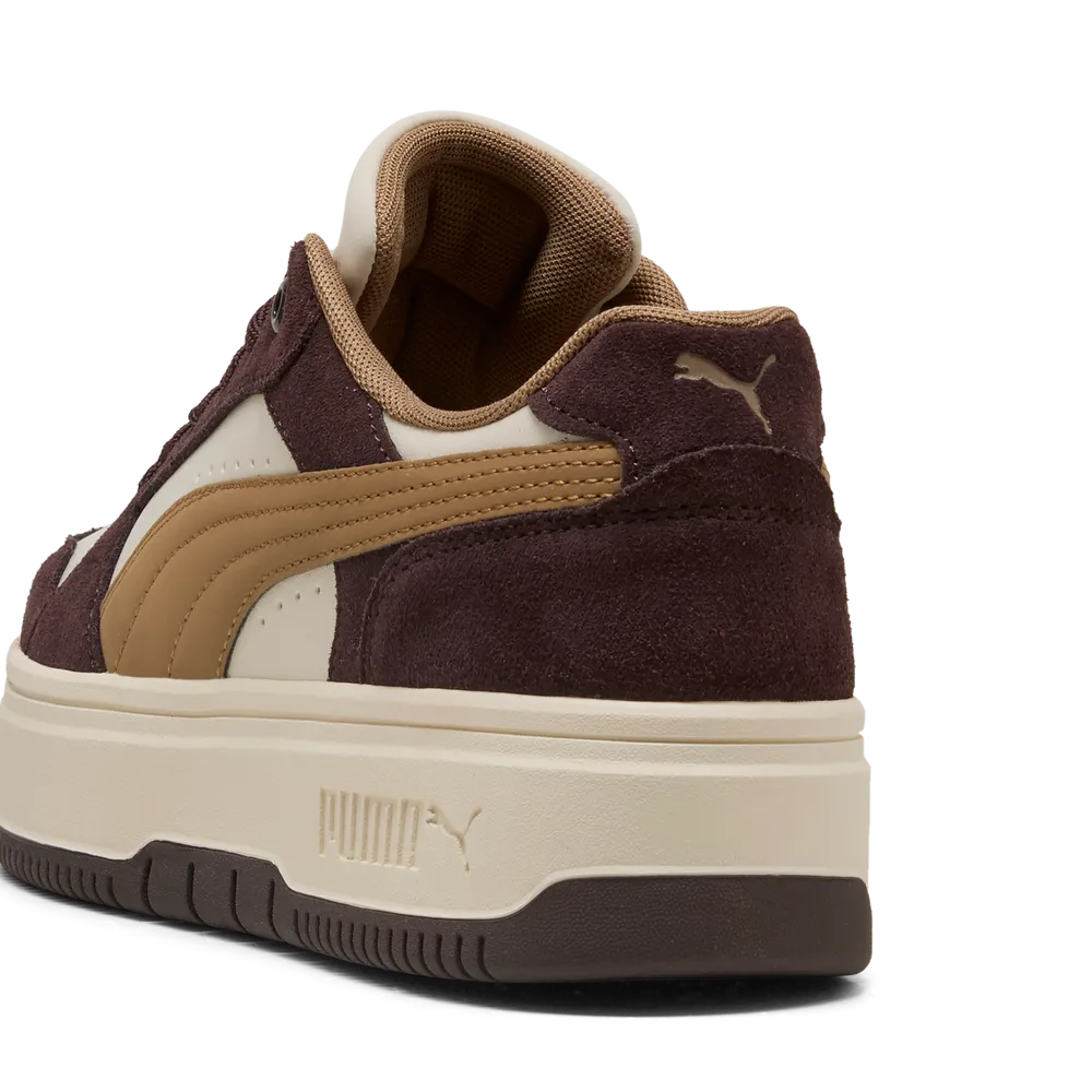 Sneakers in suede Rebound Femme Low da donna - Bianco Neve