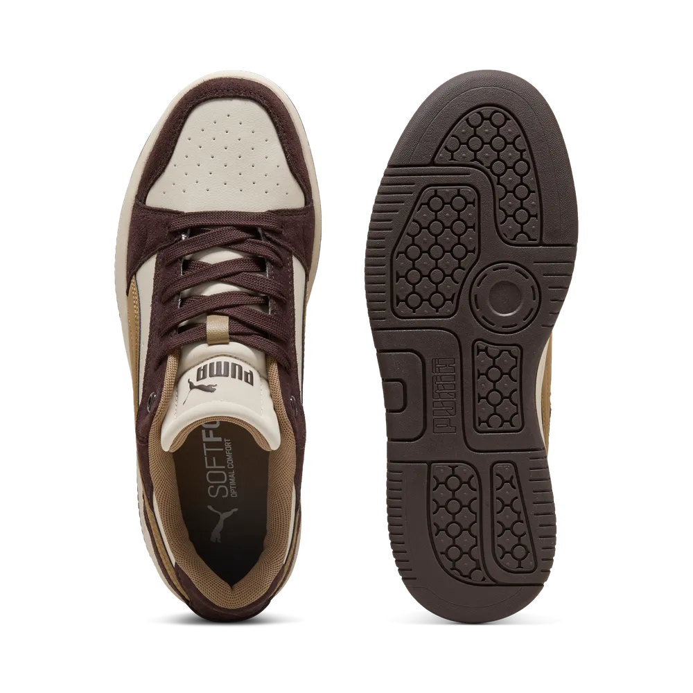Sneakers in suede Rebound Femme Low da donna - Bianco Neve