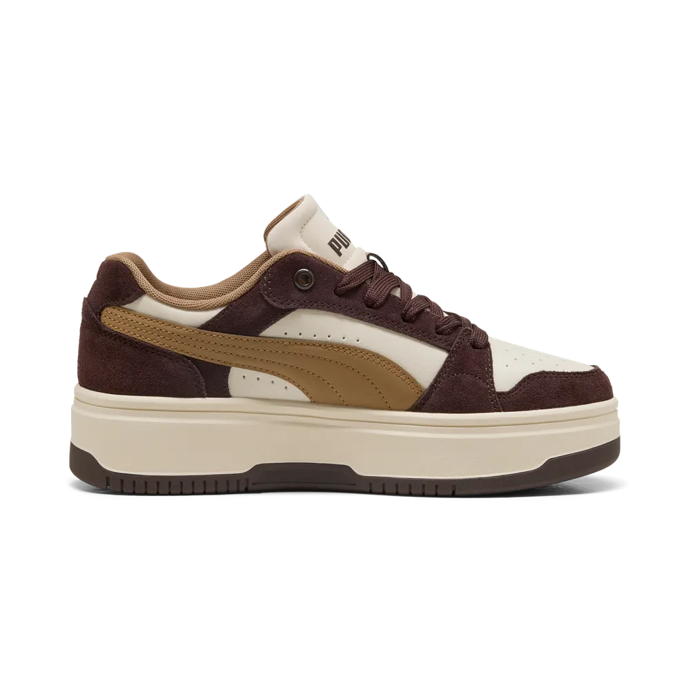 Sneakers in suede Rebound Femme Low da donna - Bianco Neve