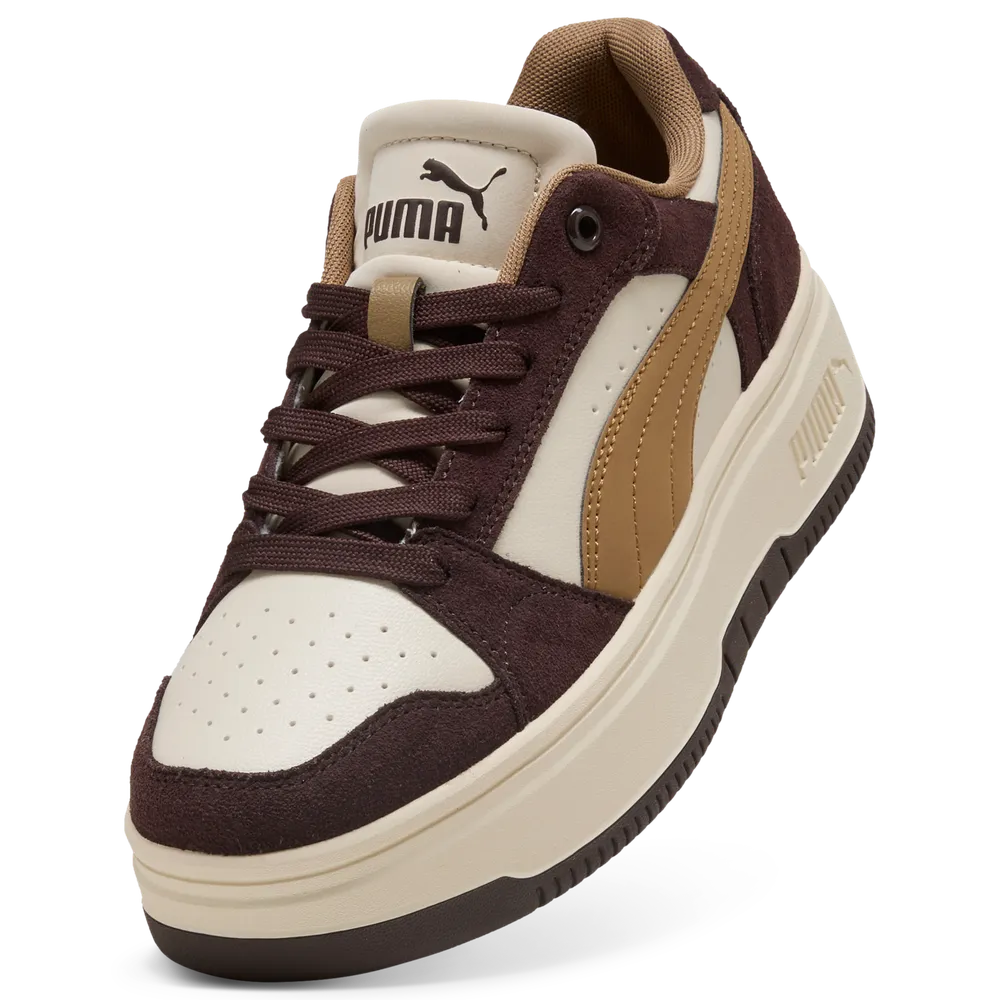 Sneakers in suede Rebound Femme Low da donna - Bianco Neve