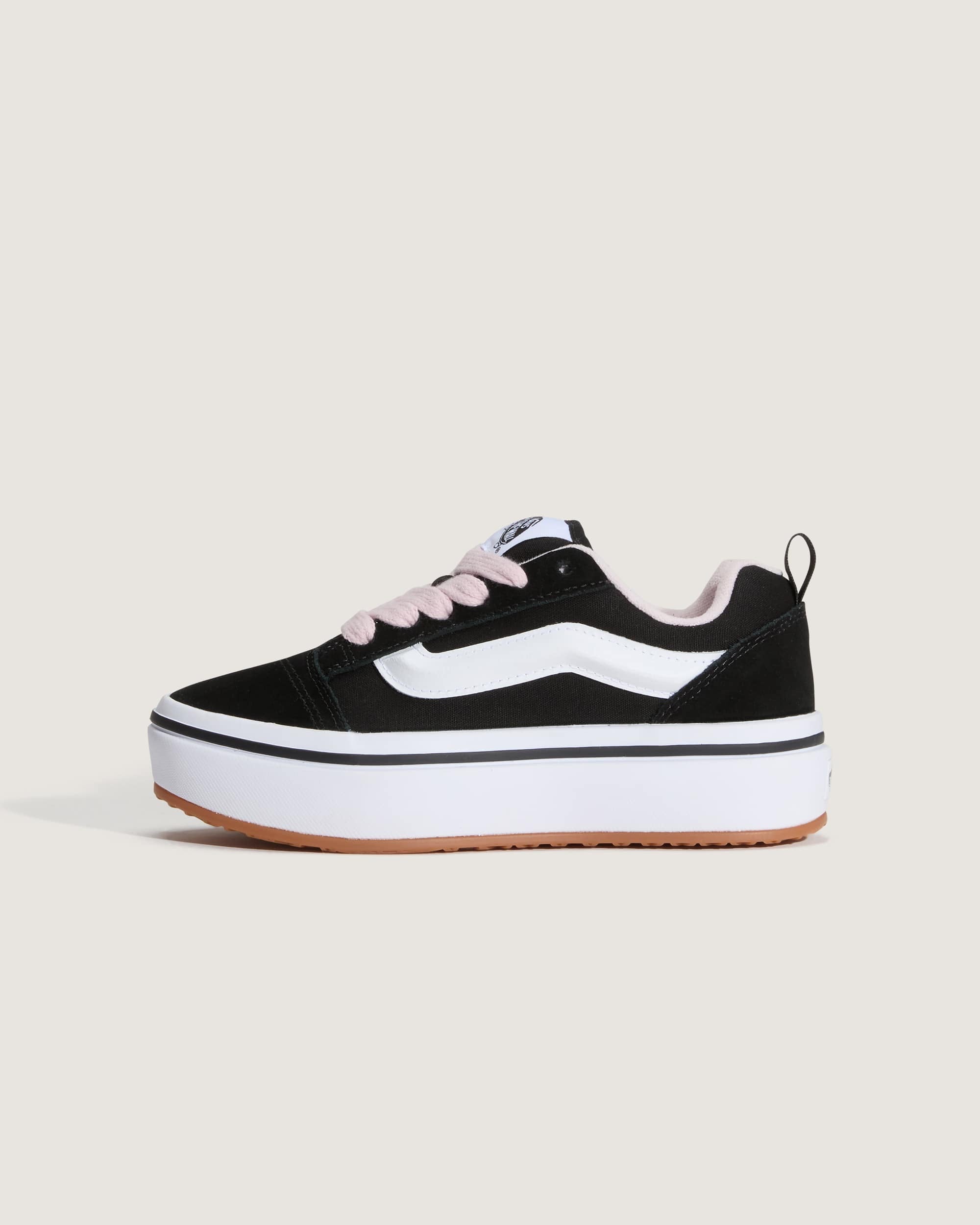 Sneakers Knu Skool Platform Lite - Nero/Rosa