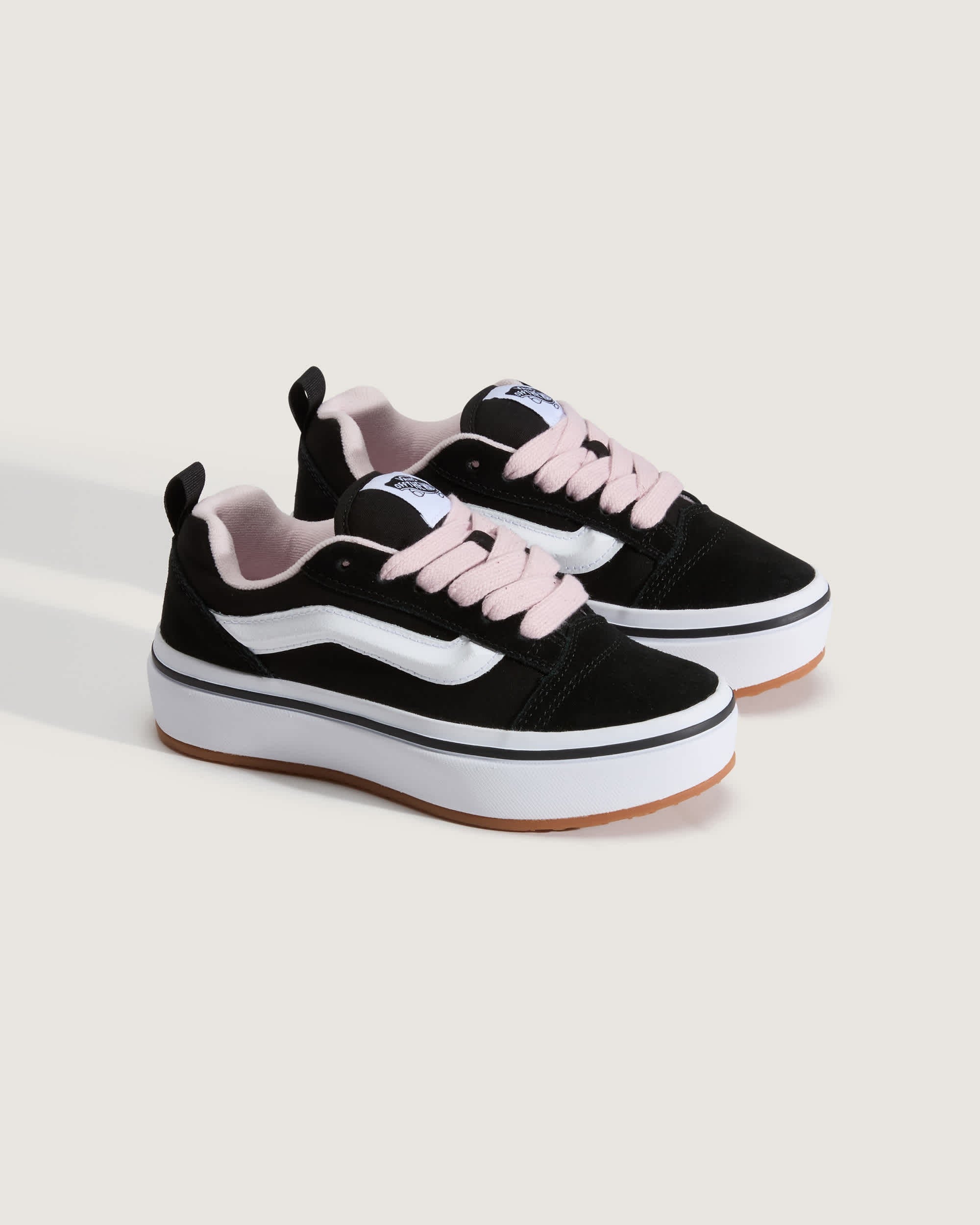Sneakers Knu Skool Platform Lite - Nero/Rosa