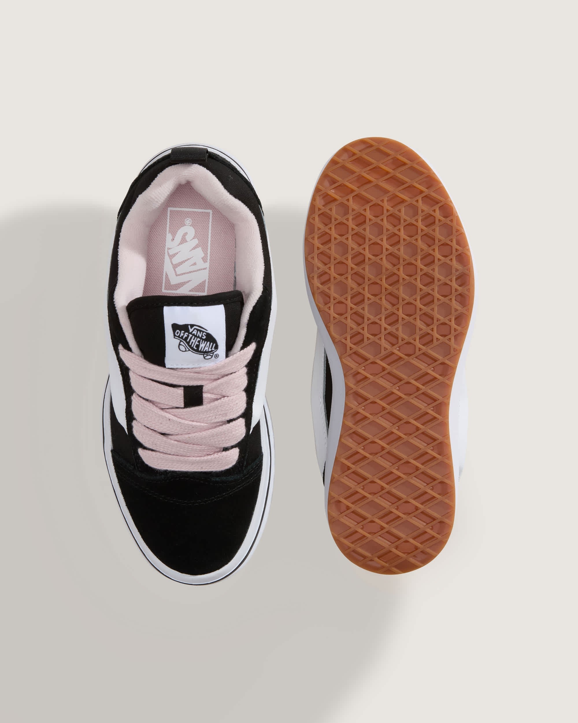 Sneakers Knu Skool Platform Lite - Nero/Rosa