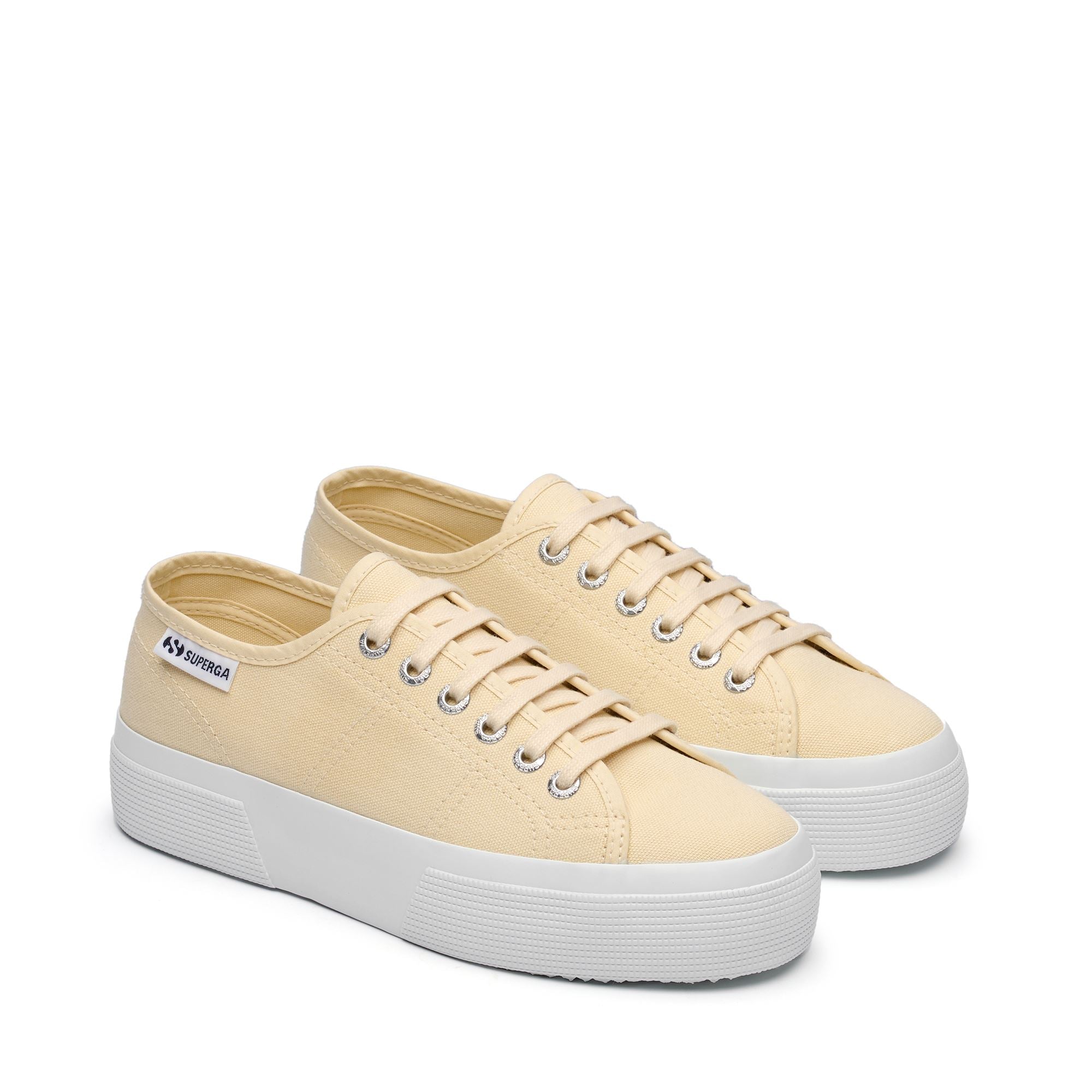 Superga Sneakers 3740 Platform Leggera Beige