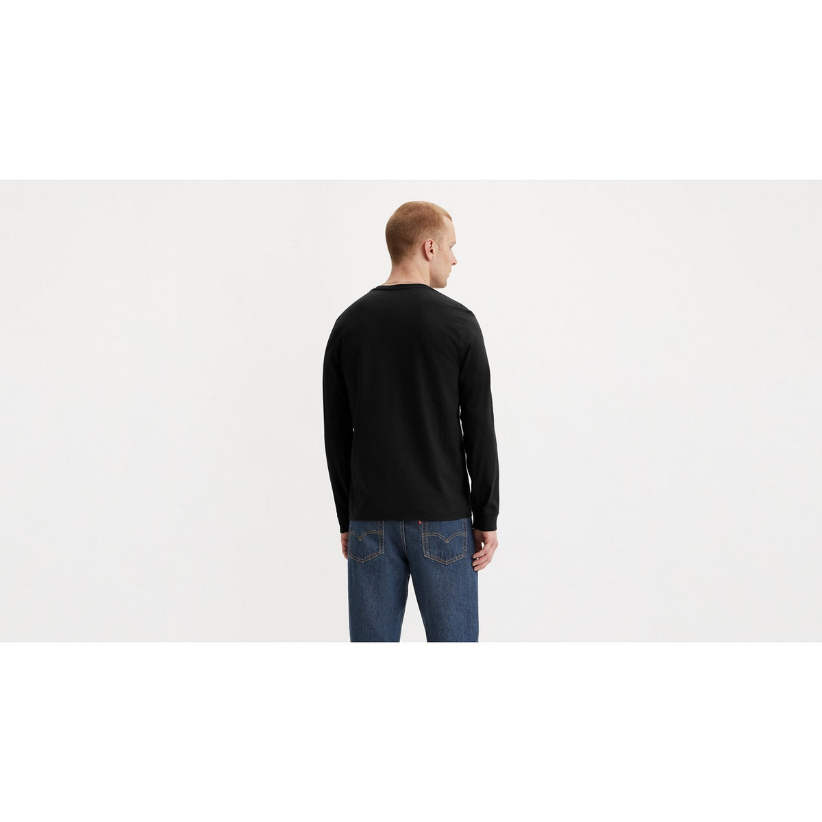 T-Shirt Long Sleeve Original Housemark - Nero