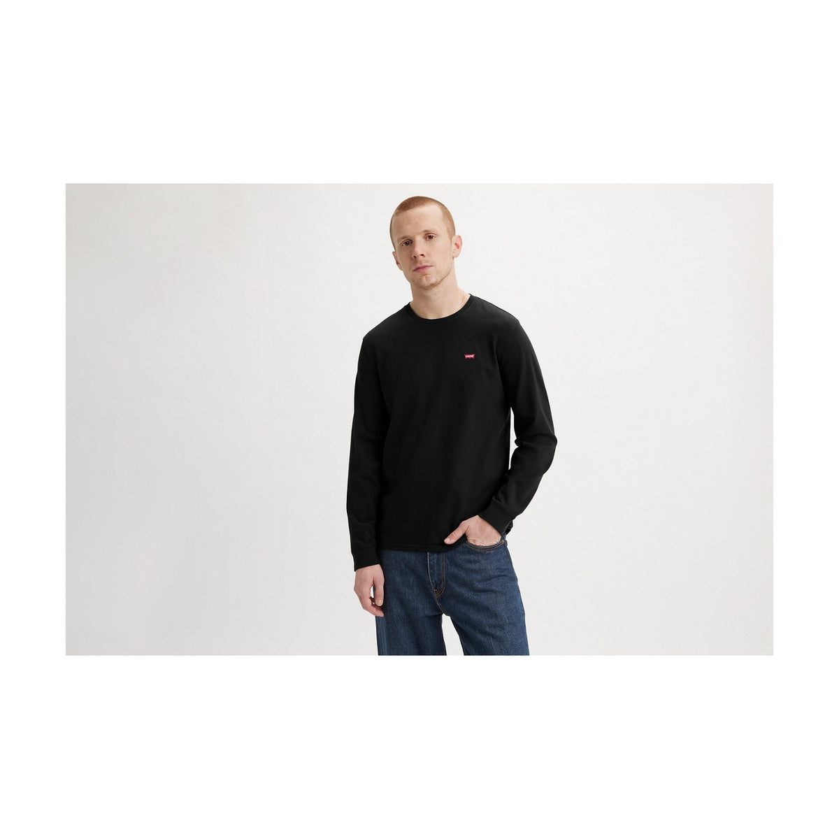 T-Shirt Long Sleeve Original Housemark - Nero