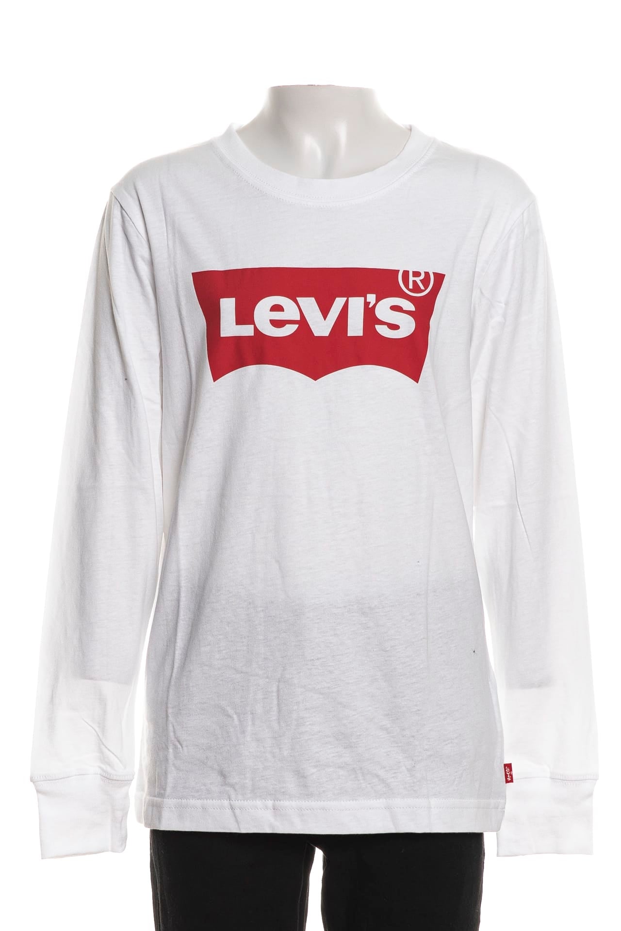 T-Shirt Manica Lunga Batwing Bambino - Bianco