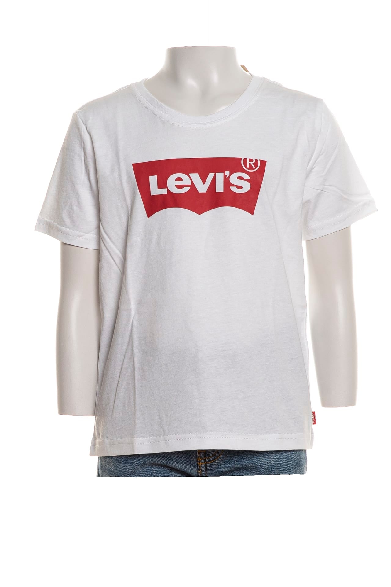 T-Shirt Batwing Ragazzo - Bianco