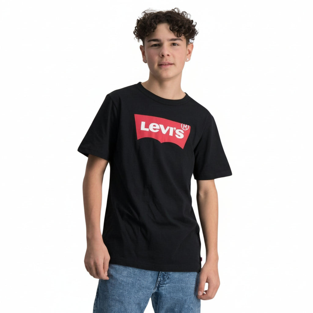 T-Shirt Batwing Bambino - Nero