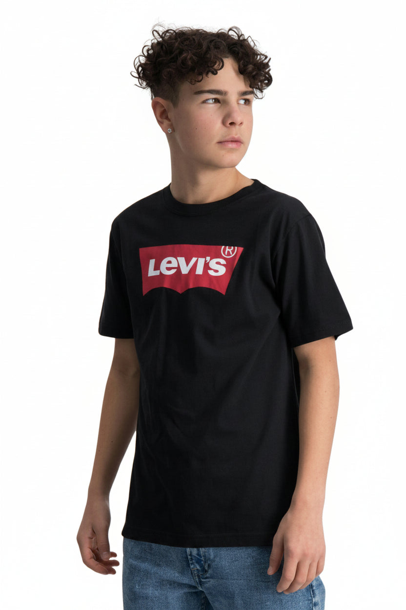 T-Shirt Batwing Ragazzo - Nero