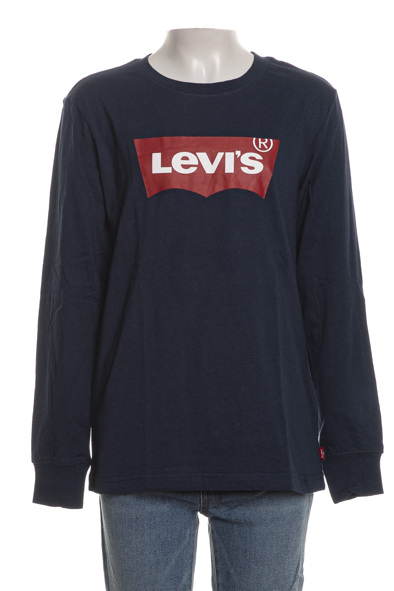 T-Shirt Manica Lunga Batwing Ragazzo - Blu