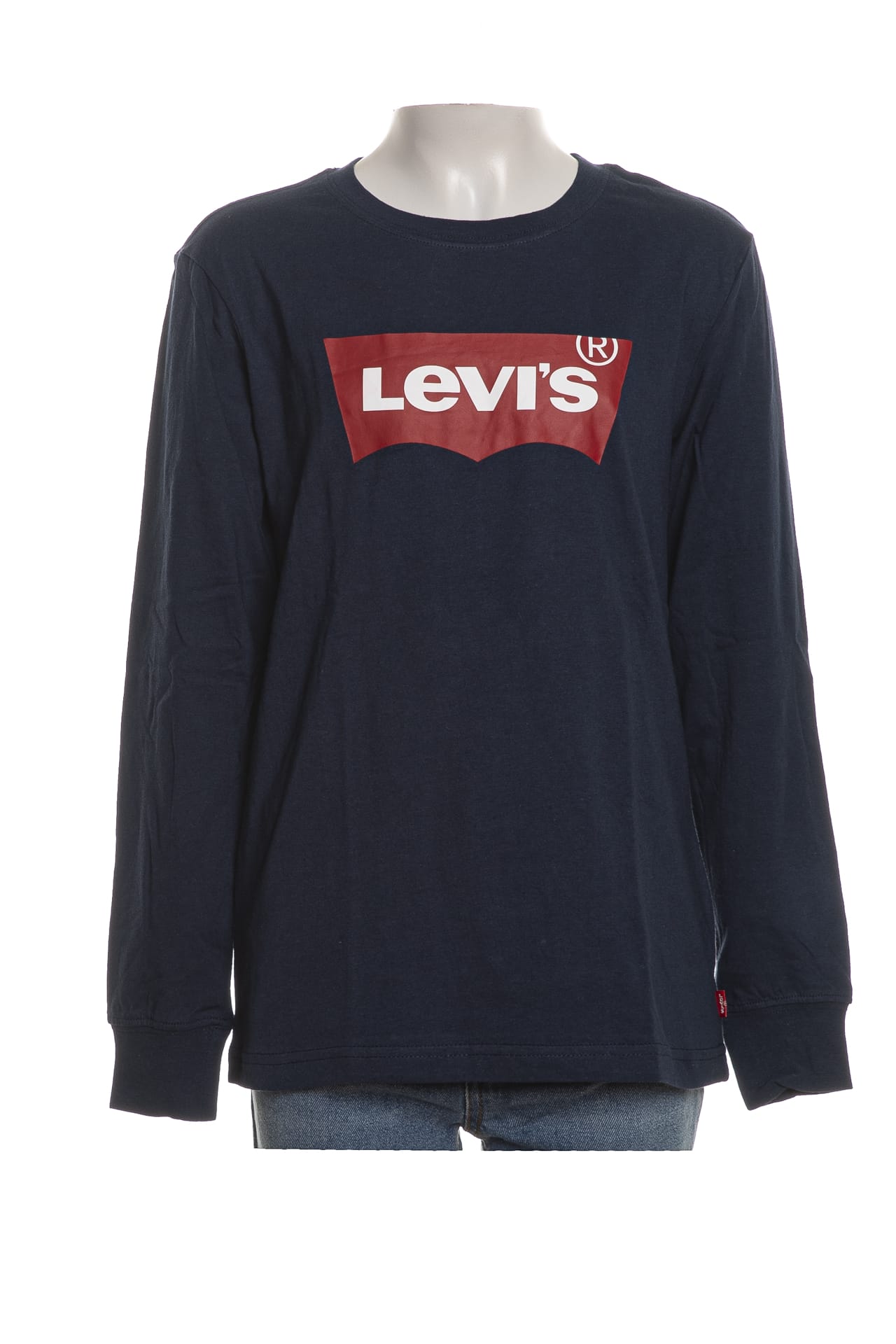 T-Shirt Manica Lunga Batwing Ragazzo - Blu